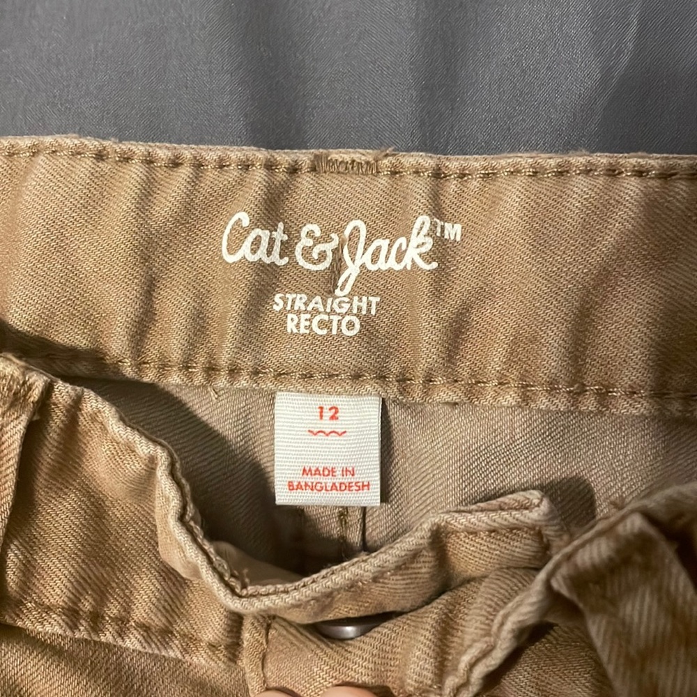 Cat & Jack straight boy jeans, size 12